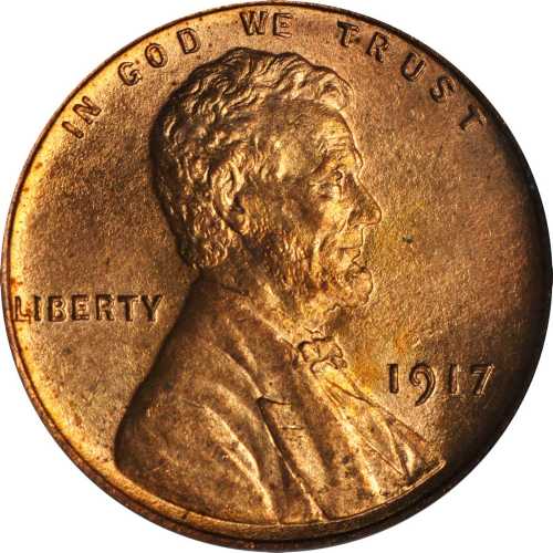 1917 Lincoln Cent. FS-101. Doubled Die Obverse. MS-65 RD (PCGS). CAC.