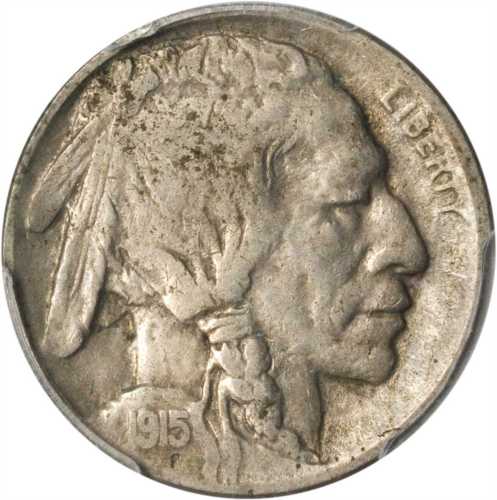 1915-D/D Buffalo Nickel. FS-501. Repunched Mintmark. VF-30 (PCGS).