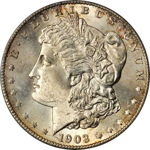 1903-S Morgan Silver Dollar. MS-65 (PCGS).