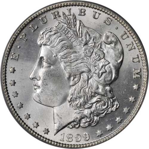 1899-S Morgan Silver Dollar. MS-65 (PCGS).