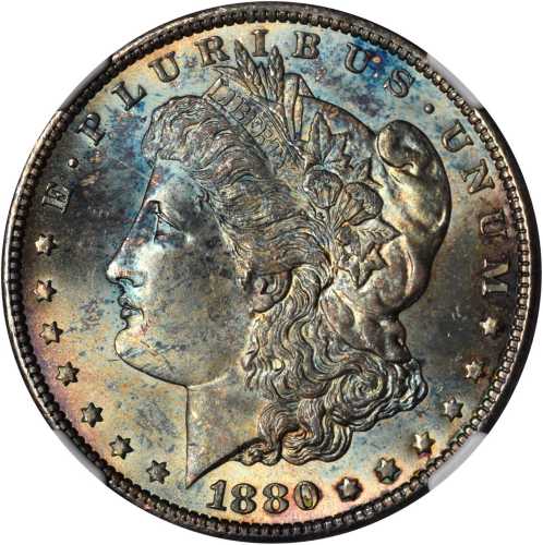 1880-S Morgan Silver Dollar. MS-66 (NGC). CAC.