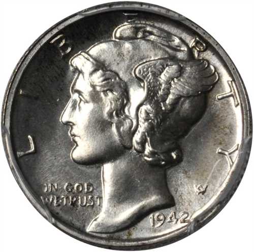 1942 Mercury Dime. Proof-67+ (PCGS). CAC.