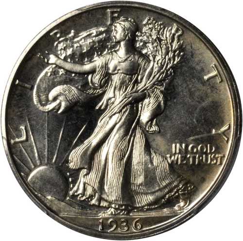 1936 Walking Liberty Half Dollar. Proof-66 (PCGS). CAC.