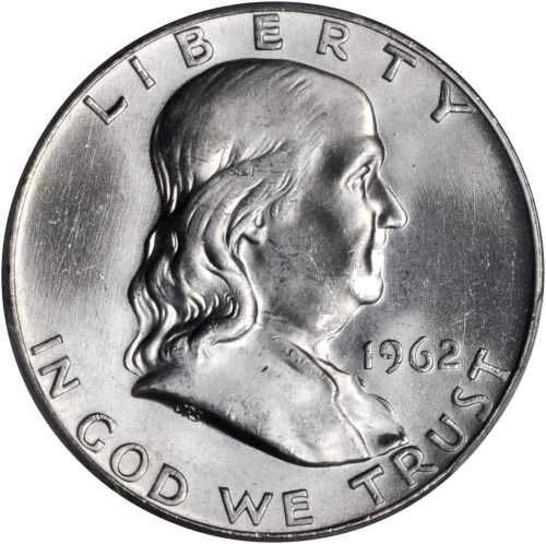 1962-D Franklin Half Dollar. MS-65 FBL (PCGS).