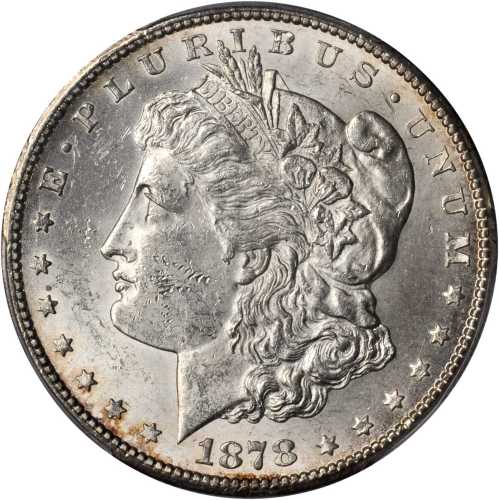 1878-CC Morgan Silver Dollar. MS-62 (PCGS).