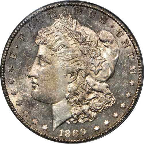 1889-CC Morgan Silver Dollar. MS-61 PL (PCGS). CAC.