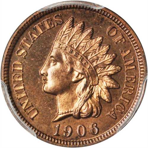 1906 Indian Cent. Proof-65 RB (PCGS).