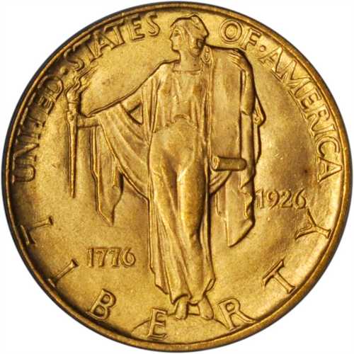 1926 Sesquicentennial of American Independence Quarter Eagle. MS-64 (PCGS). CAC.