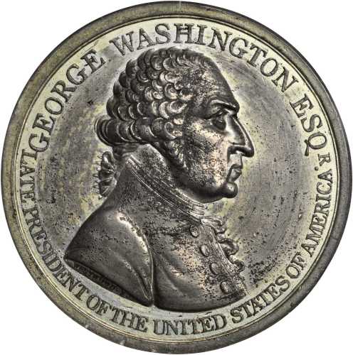 1799 (ca. 1800) Westwood Medal. Second Reverse. White Metal. 40.1 mm. Musante GW-83, Baker-80. MS-63