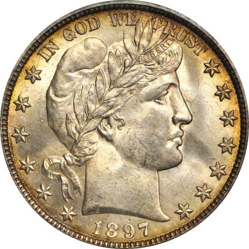 1897-O Barber Half Dollar. MS-66 (PCGS). CAC.