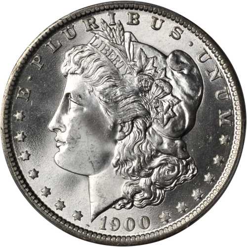 1900-O Morgan Silver Dollar. MS-66+ (PCGS). CAC.