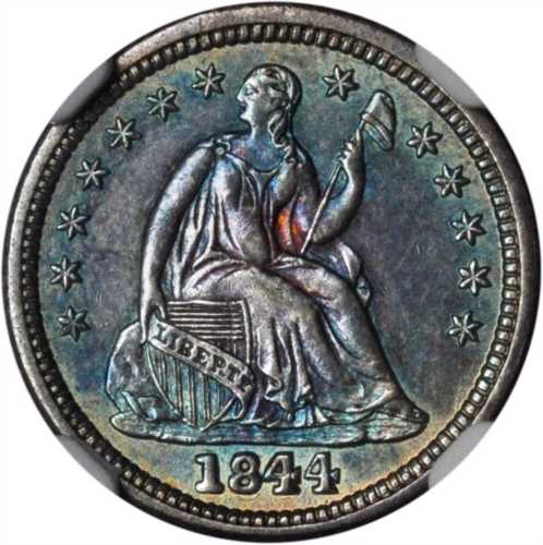 1844 Liberty Seated Half Dime. MS-63 (NGC).