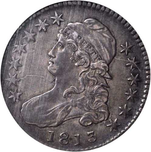 1813 Capped Bust Half Dollar. O-106. Rarity-2. EF-45 (NGC).