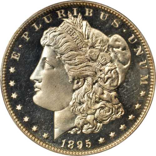 1895 Morgan Silver Dollar. Proof-65 Deep Cameo (PCGS).