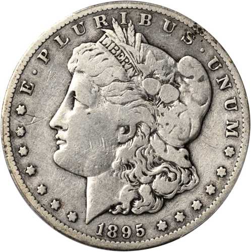 1895-S Morgan Silver Dollar. VG Details--Cleaned (PCGS).