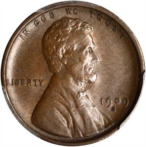 1909-S Lincoln Cent. AU-58 (PCGS).