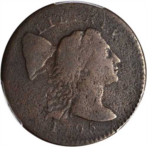 1795 Liberty Cap Cent. S-76B. Rarity-1. Plain Edge. Good Details--Environmental Damage (PCGS).