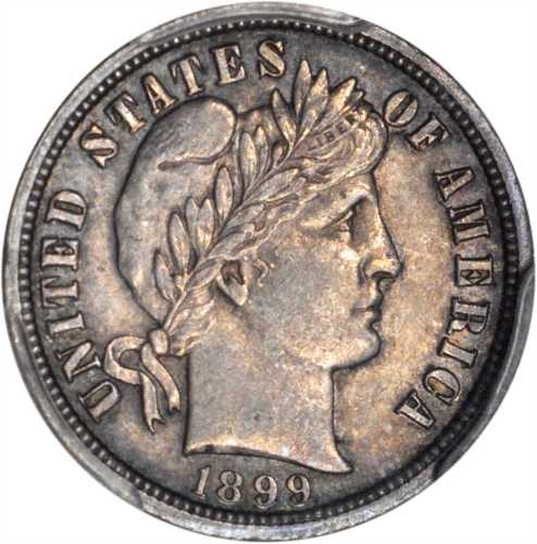 1899-O Barber Dime. MS-62 (PCGS).