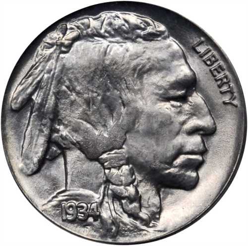 1934 Buffalo Nickel. MS-65 (PCGS). CAC.