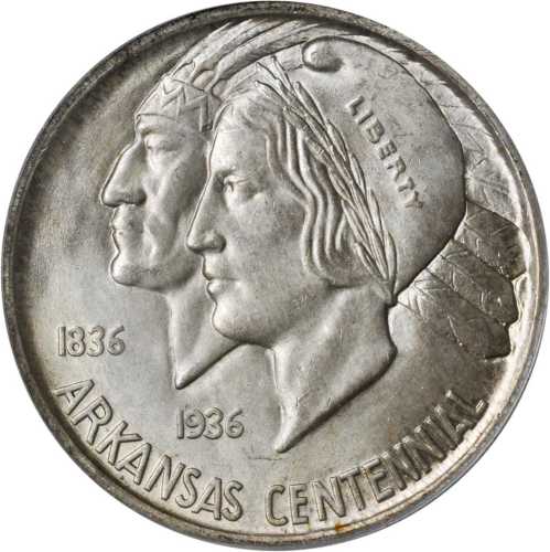 1937 Arkansas Centennial. MS-66 (PCGS). CAC.