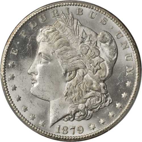 1879-CC Morgan Silver Dollar. Clear CC. MS-64 (PCGS).