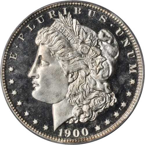 1900 Morgan Silver Dollar. Proof-64 Cameo (PCGS). CAC.