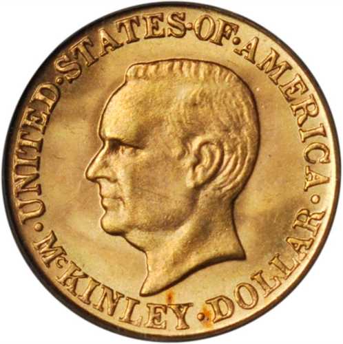 1917 McKinley Memorial Gold Dollar. MS-64 (PCGS). CAC.