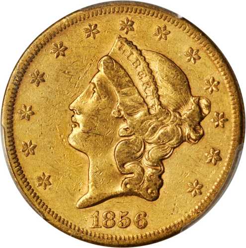 1856-S Liberty Head Double Eagle. EF-45 (PCGS).
