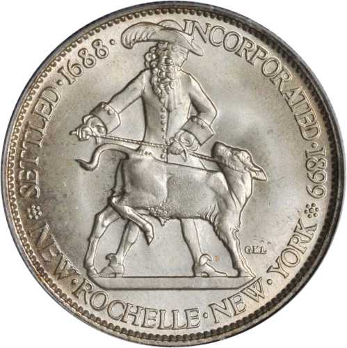 1938 New Rochelle, New York 250th Anniversary. MS-66 (PCGS).