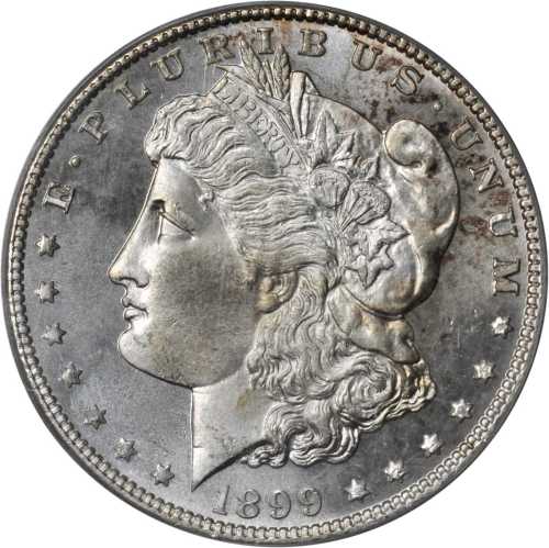 1899 Morgan Silver Dollar. MS-66 PL (PCGS).