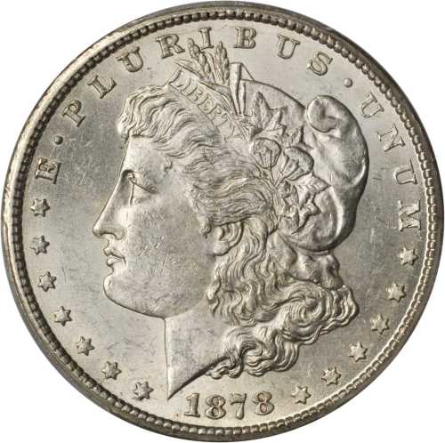 1878-CC Morgan Silver Dollar. MS-63 (PCGS).