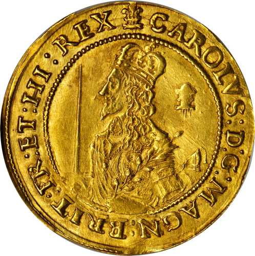 英国。查理一世（1625-49）年Triple Unite金币。