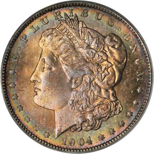 1904-O Morgan Silver Dollar. MS-65 (ANACS).