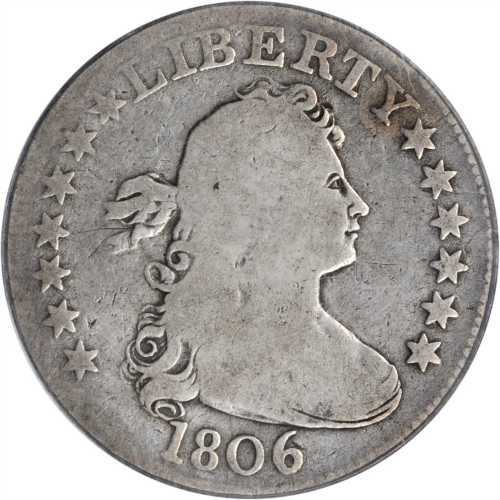 1806 Draped Bust Quarter. B-10. Rarity-5. Good-6 (PCGS).