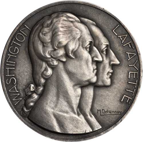 1936 111th World Energy Conference French Delegation Medal. Silver. 50 mm. 60.6 grams. By Maurice De