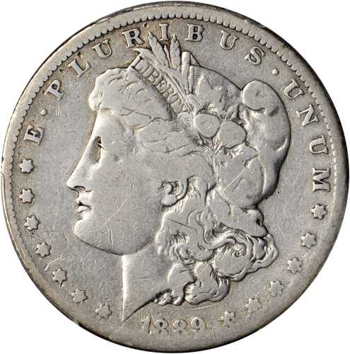 1889-CC Morgan Silver Dollar. Good Details--Cleaned (PCGS).