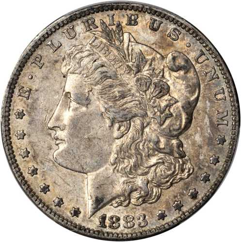 1883-S Morgan Silver Dollar. EF-45 (PCGS).
