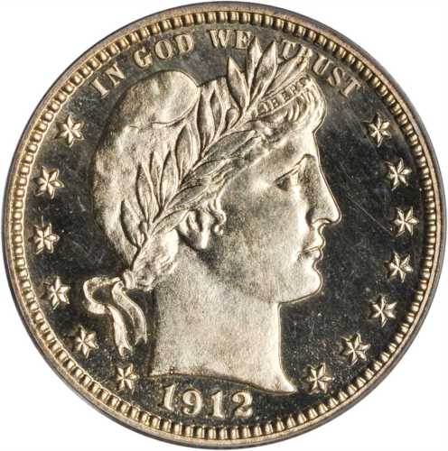 1912 Barber Quarter. Proof-64 (PCGS). CAC.