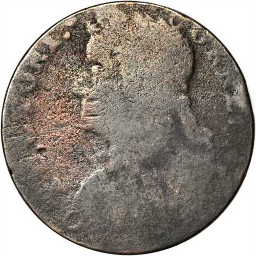 1788 Connecticut Copper. Miller 16.3-N, W-4610. Rarity-2. Overstruck on 1787 Massachusetts Cent, Ryd