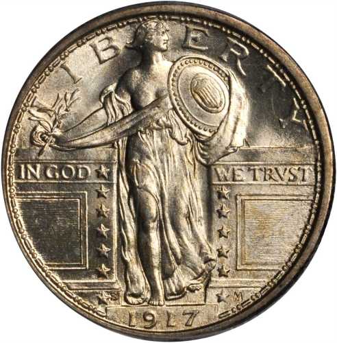 1917-S Standing Liberty Quarter. Type I. MS-65 FH (PCGS).