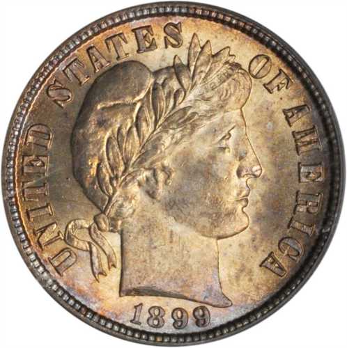 1899-S Barber Dime. MS-66 (PCGS). CAC.