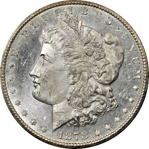 1878-CC GSA Morgan Silver Dollar. MS-64+ (NGC). CAC.