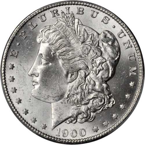 1900-S Morgan Silver Dollar. MS-64 (PCGS).