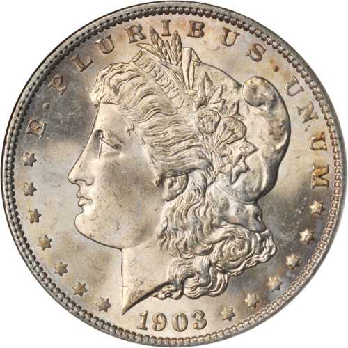 1903-O Morgan Silver Dollar. MS-64 (ANACS). OH.