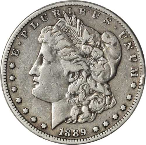 1889-CC Morgan Silver Dollar. VF-20 (PCGS).