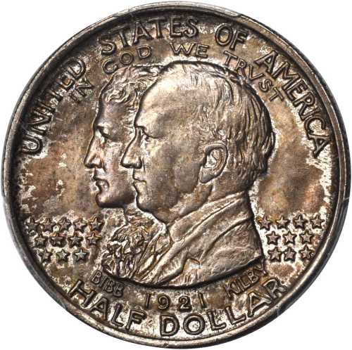 1921 Alabama Centennial. Plain. MS-64 (PCGS). CAC.