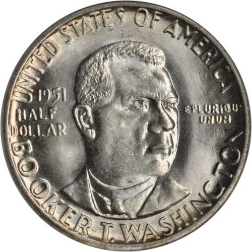 1951 Booker T. Washington Memorial. MS-66 (PCGS). CAC.