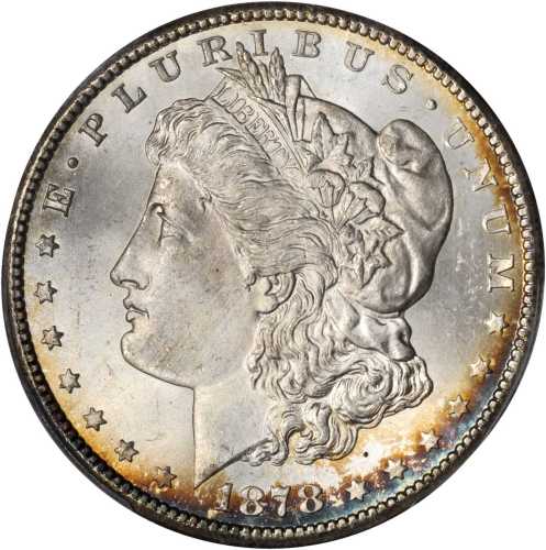 1878-CC Morgan Silver Dollar. MS-65 (PCGS).