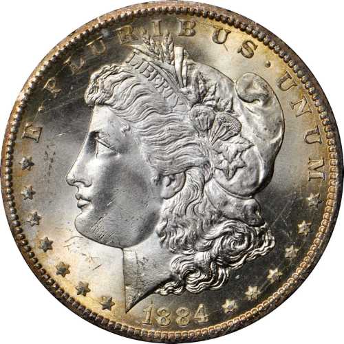1884-CC GSA Morgan Silver Dollar. MS-66 (PCGS). CAC.