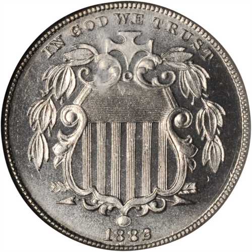 1882 Shield Nickel. Proof-68 (NGC).